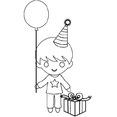 230x230 Happy Birthday Coloring Pages