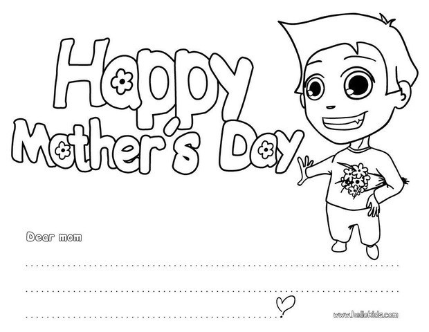 620x480 Happy Mother's Day Coloring Pages