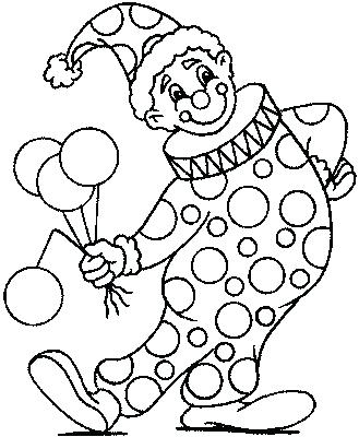 Happy Clown Coloring Pages at GetDrawings | Free download