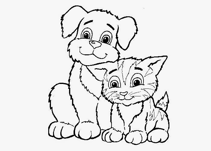 700x500 Free Dog Coloring Pages