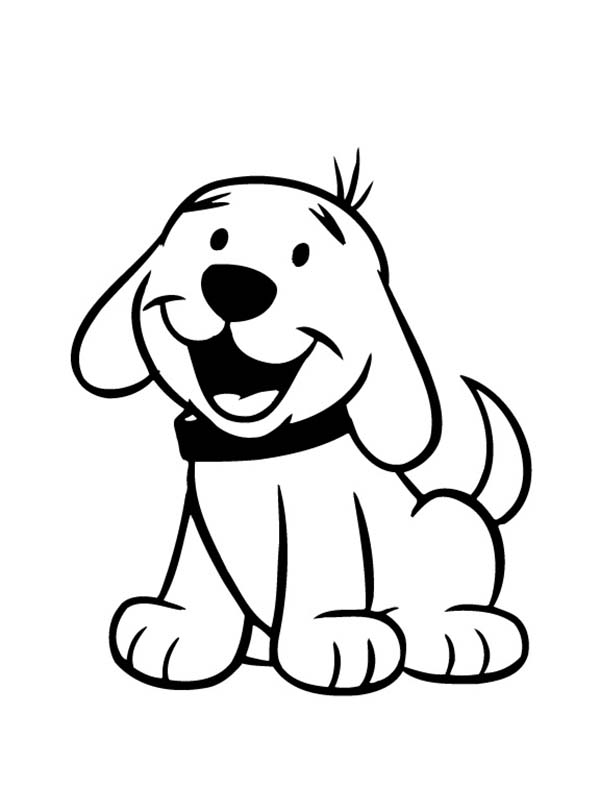 600x788 Happy Dog Drawing