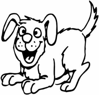 320x306 Animal Happy Dog Coloring Pages Cartoon Coloring Pages