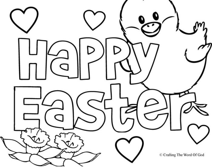 700x554 Easter Color Pages Happy Easter Coloring Page Crafting The Word