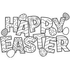 236x236 Happy Easter Eggs Coloring Pages Crafts Apliques Y