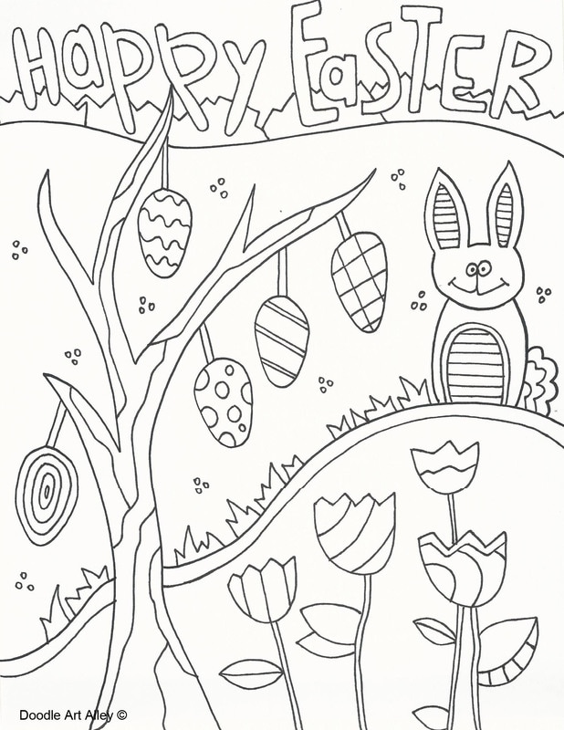 618x800 Easter Coloring Pages
