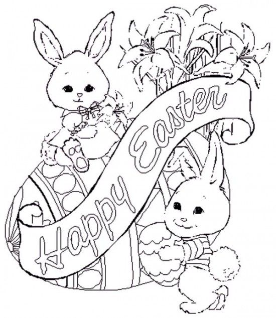 550x634 Print Happy Easter Coloring Pages Picture Picture