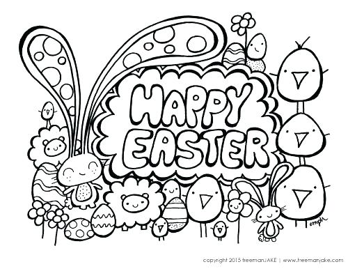 500x386 Easter Coloring Page Cute Coloring Pages To Print Happy Easter