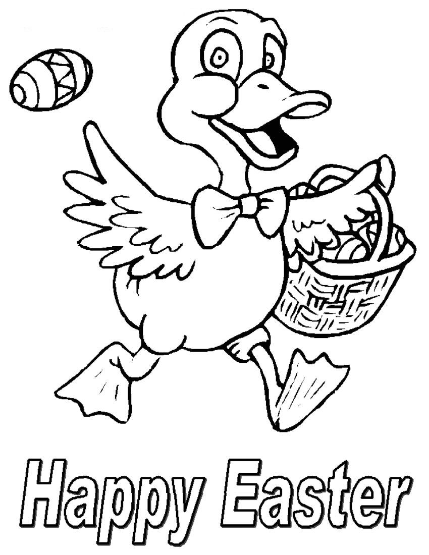 850x1100 Easter Pages To Color Coloring Pages