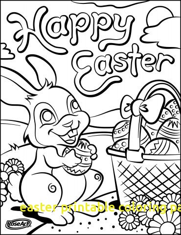 370x480 Easter Printable Coloring Pages With Easter Basket Printable