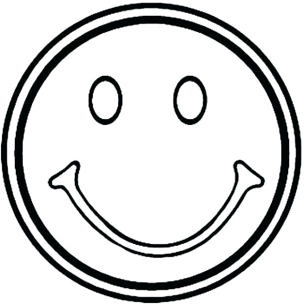 Happy Face Coloring Page at GetDrawings | Free download