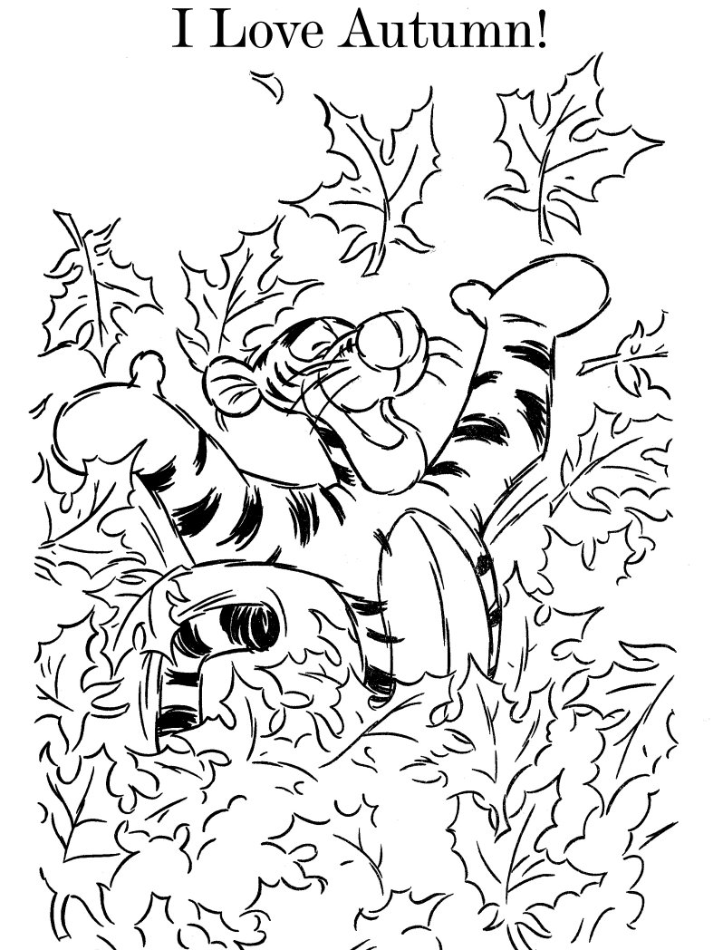798x1048 Fall Coloring Pages