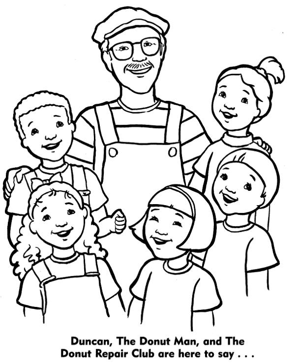 600x740 Happy Family To Print Or Download For Free
