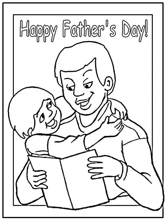 570x760 Fathers Day Coloring Pages Happy Fathers Day Coloring Pages