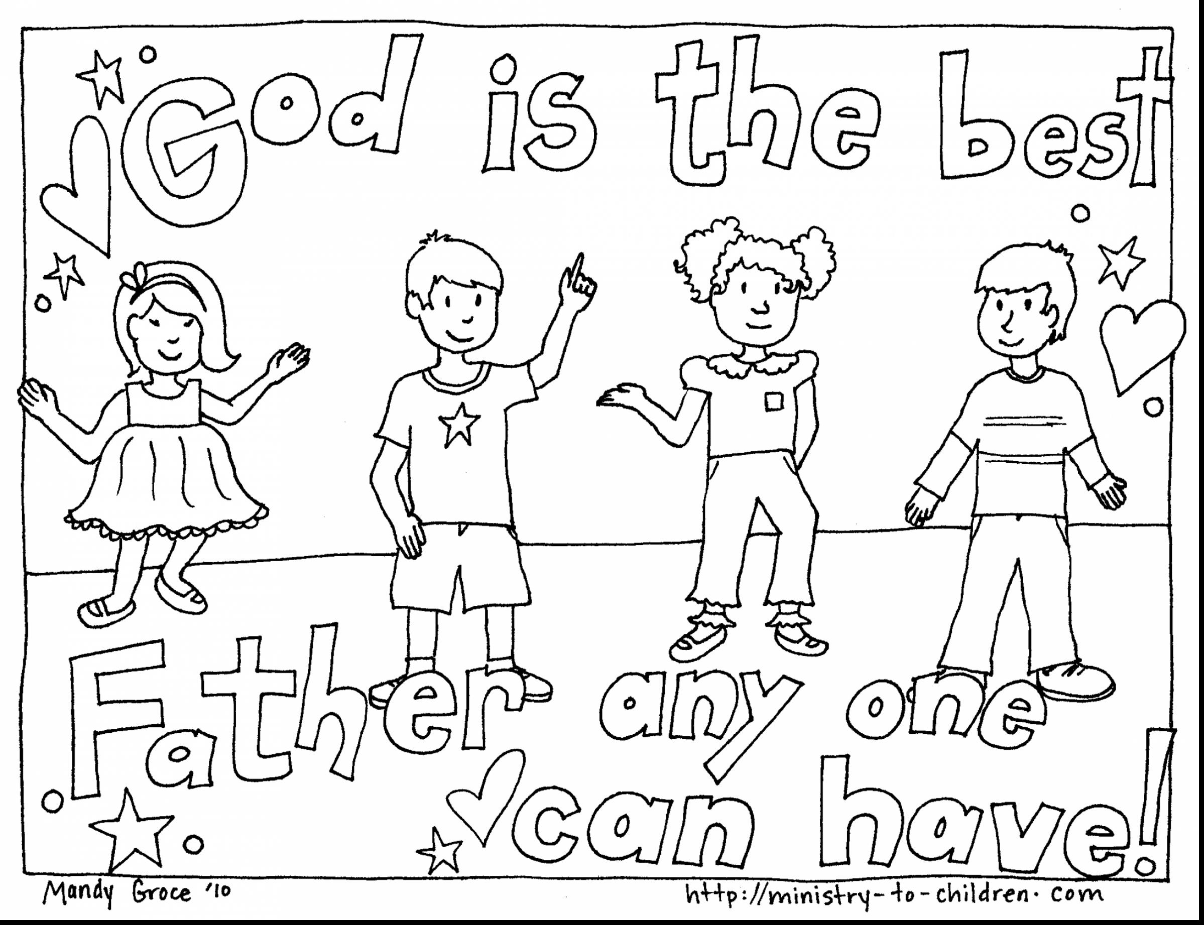 2398x1843 Fathers Day Fun Coloring Page