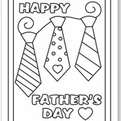 400x400 Father's Day Coloring Pages For Kids Tip Junkie