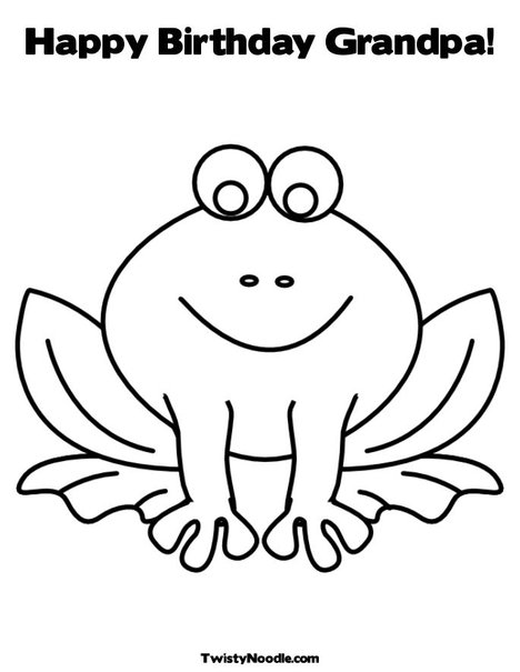468x605 Picture Happy Birthday Grandpa Coloring Pages For Your Gallery