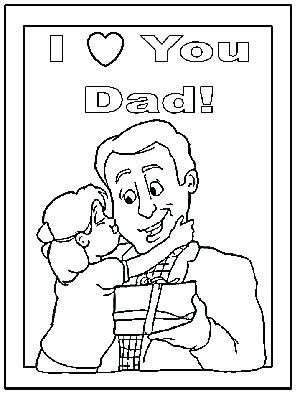 300x400 Fathers Day Coloring Pages I Love Dad Coloring Pages Fathers Day