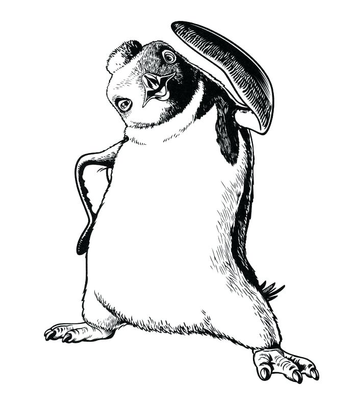 700x800 Happy Feet Coloring Pages Happy Feet Coloring Pages Free