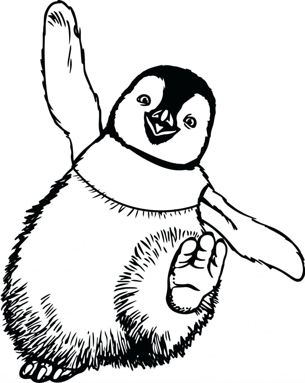 1024x1285 Happy Feet Coloring Pages Best Of Foot Qqa Me