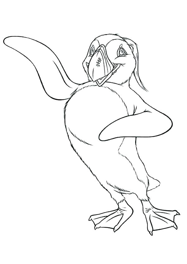 600x849 Happy Feet Coloring Pages Coloring Pages Happy Feet The Mighty