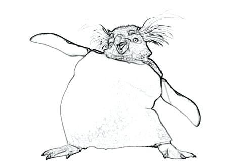 476x333 Happy Feet Coloring Pages Coloring Trend Medium Size Happy Feet