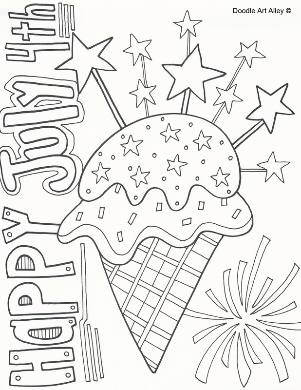 618x800 Independence Day Coloring Pages