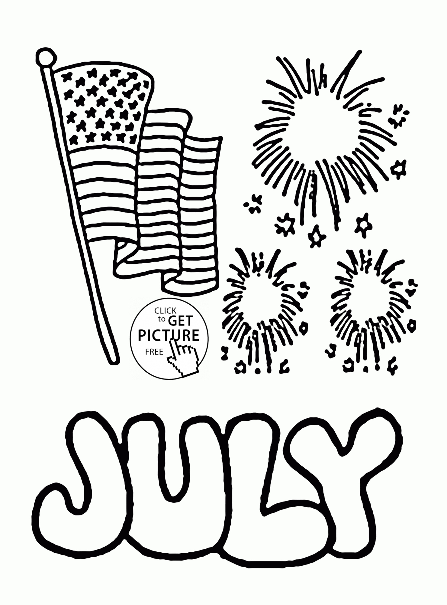 1480x2000 Of July Coloring Pages Fresh Happy July Colouring Placemat
