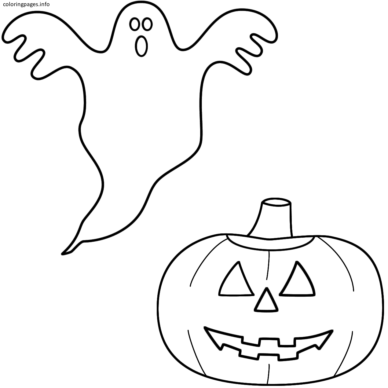 1270x1270 Unique Ghost Coloring Sheet Ideas For You