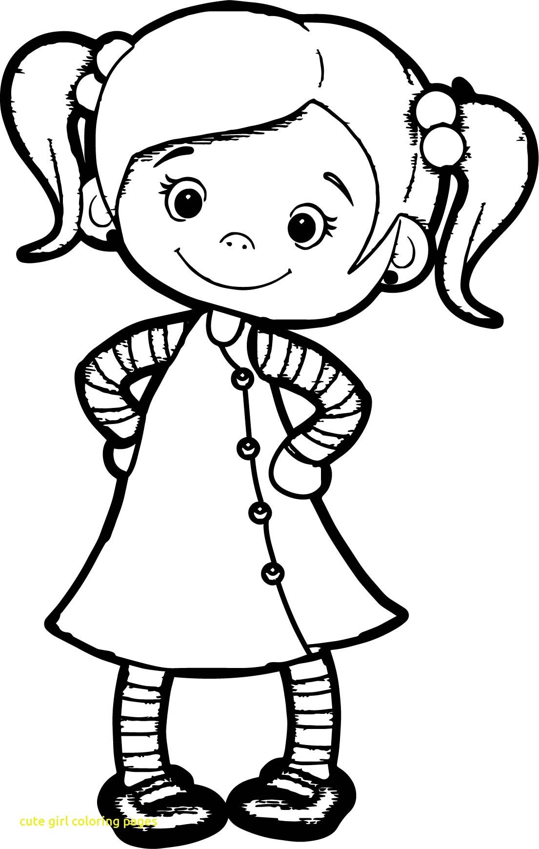 1105x1740 Happy Girl Coloring Pages Download And Print For Free Within Cute