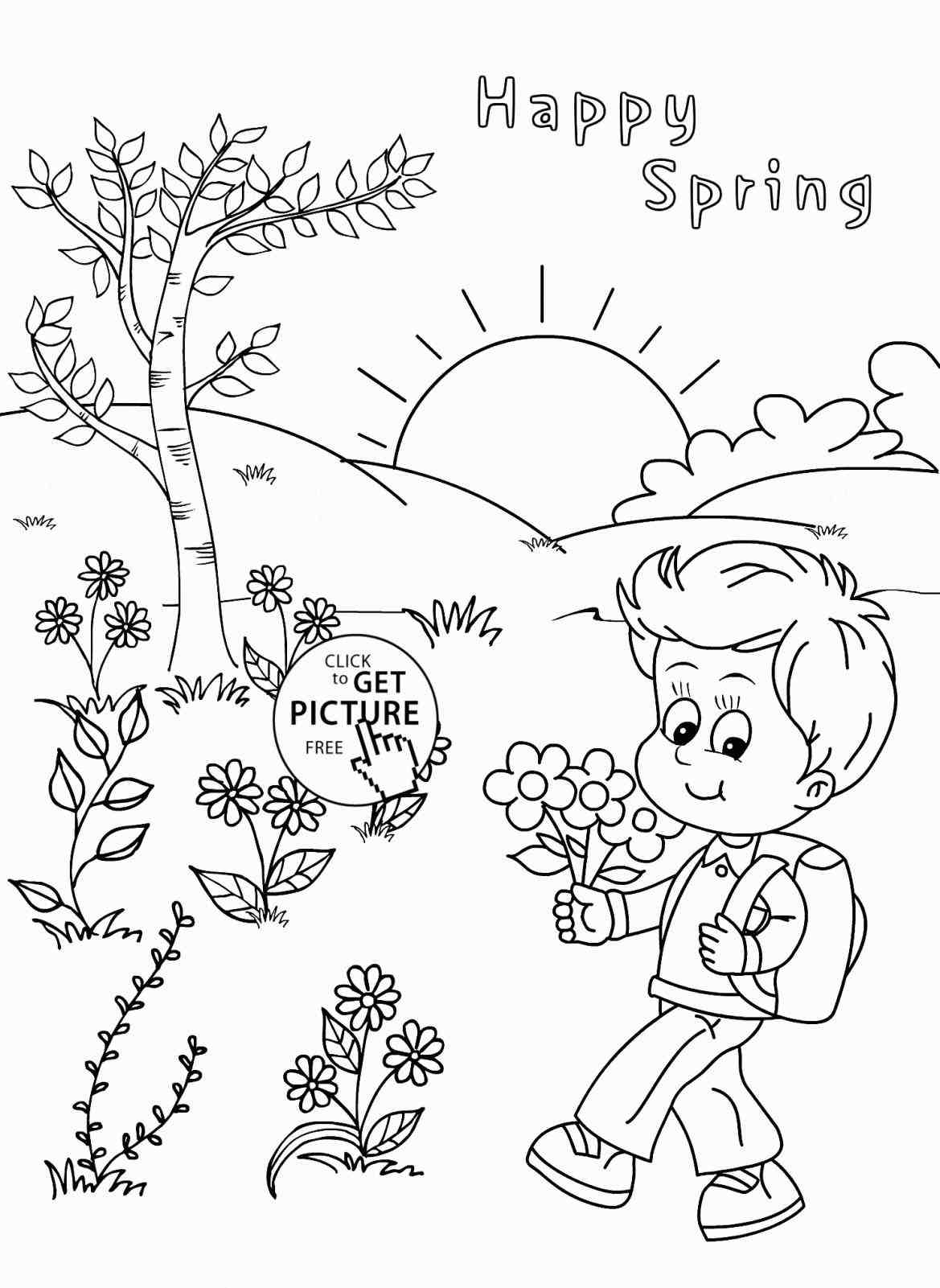 1169x1601 The Images Collection Of Coloring Page Pages Coloring Spring