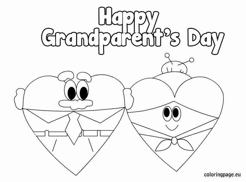 Happy Grandparents Day Coloring Page at GetDrawings | Free download