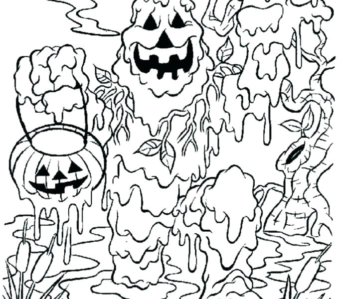 678x600 Funny Halloween Coloring Pages Coloring Page To Keep Kids