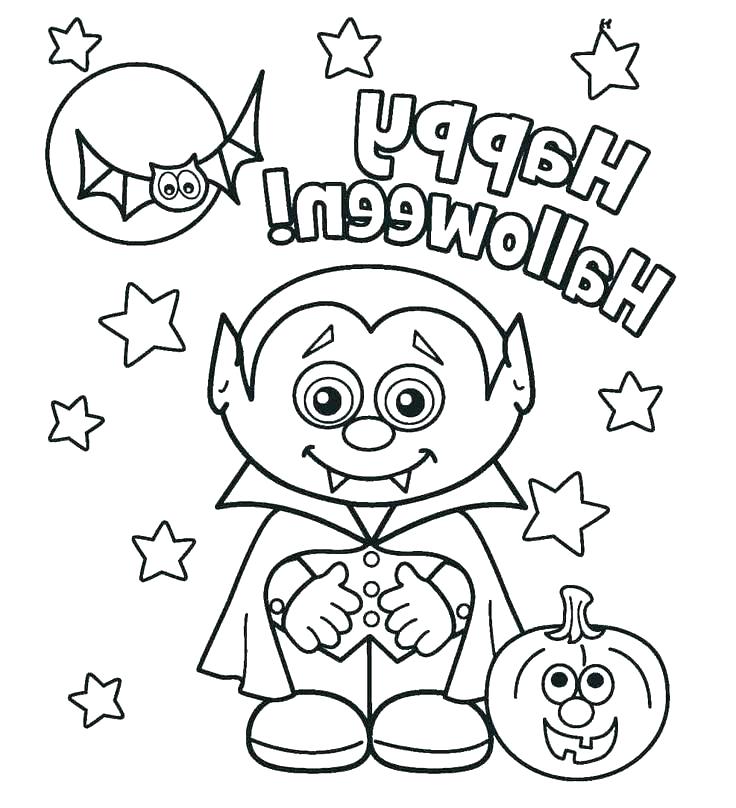 Happy Halloween Printable Coloring Pages at GetDrawings | Free download