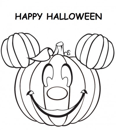 400x448 Happy Halloween Pumpkin Coloring Pages Printable Free Template