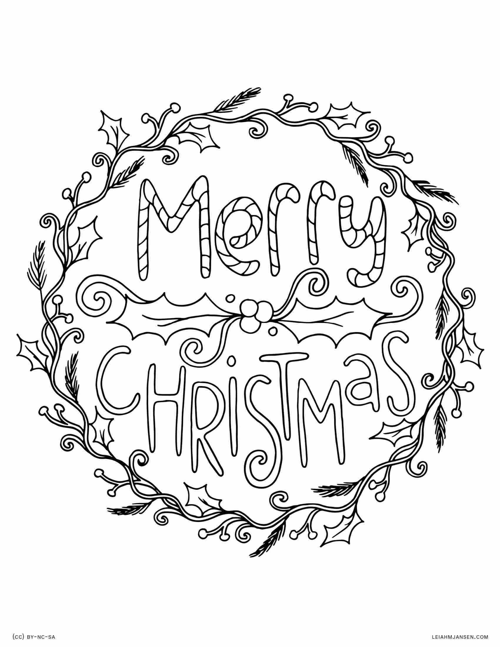 1700x2200 Happy Holidays Coloring Pages Olegratiy