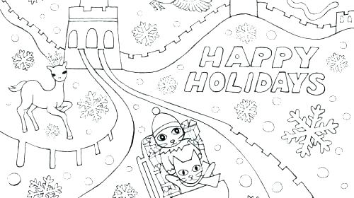 500x280 Coloring Pages Holidays Synthesissite Coloring Pages Holidays