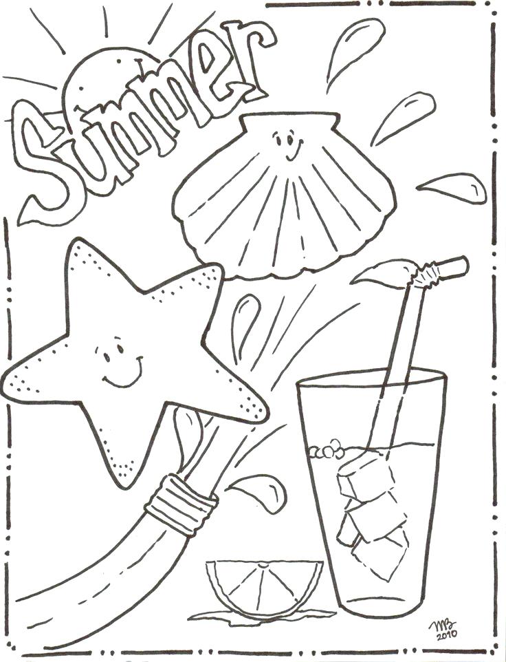 736x962 Coloring Pages Summer Strange Summertime Coloring Pages Summer