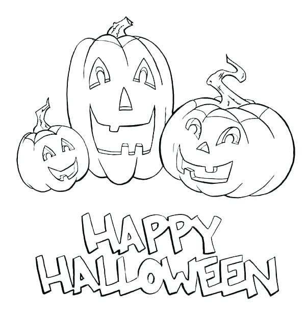 600x617 Jack O Lantern Coloring Pages With Ghosts Jack O Lantern Coloring