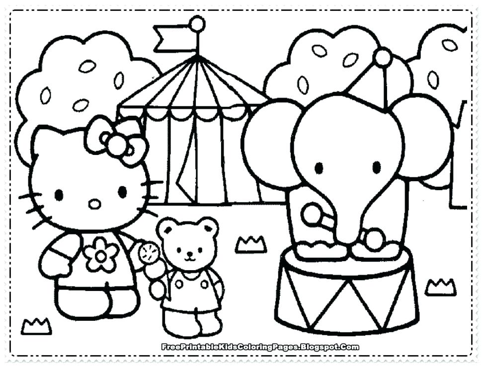 970x737 Hello Kitty Happy Birthday Coloring Sheets Kids Coloring Hello
