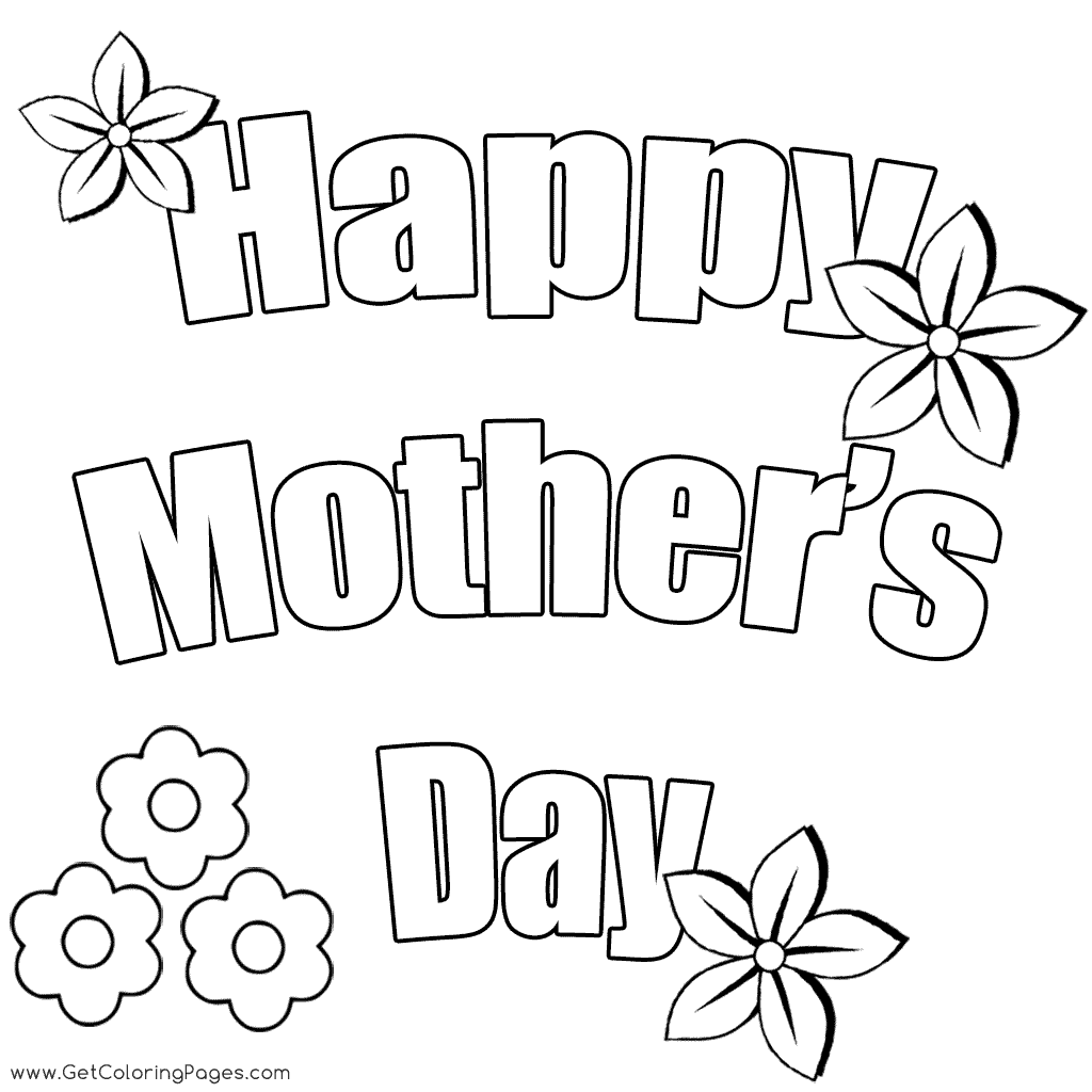 Happy Mothers Day Coloring Pages at GetDrawings | Free download