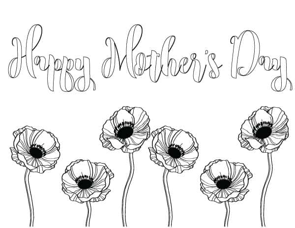 600x464 Mother's Day Coloring Pages Handmade In The Heartland