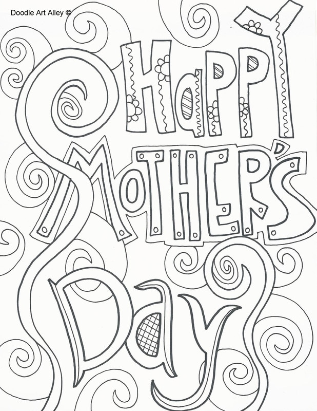618x800 Happy Mothers Day Coloring Mothers Day Coloring Pages Doodle Art