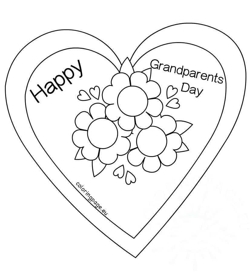 826x899 Coloring Pages For Grandparents Day Coloring Pages Coloring Pages