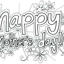 210x210 Happy Mothers Day Grandma Coloring Pages Printable Coloring