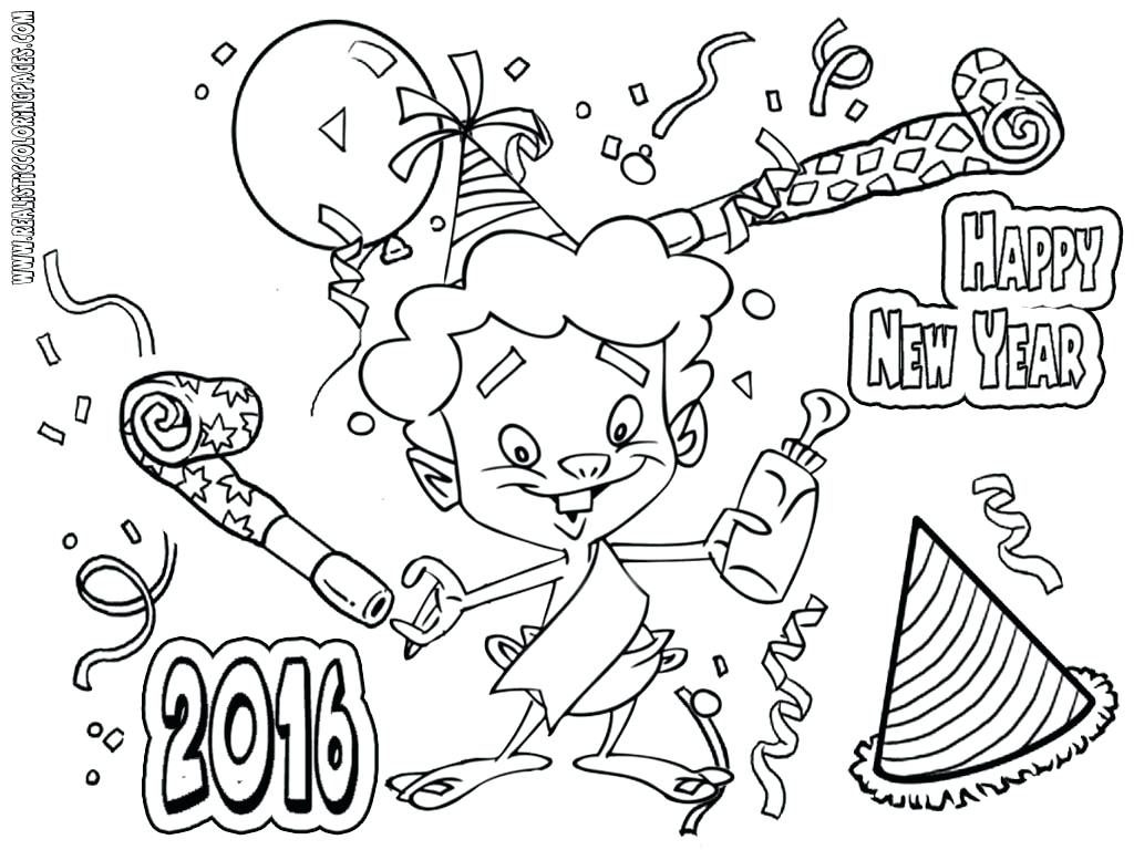 1024x768 Perspective Happy New Year Coloring Sheets Ins
