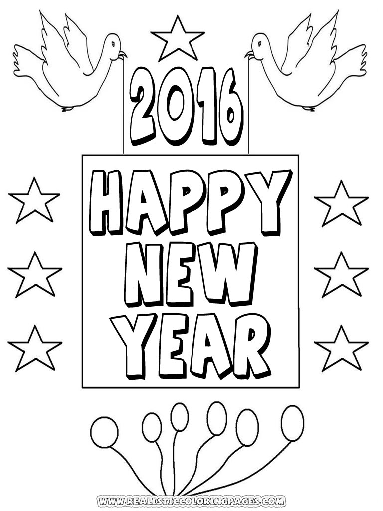 768x1024 Fresh New Years Eve Coloring Pages Happy Year To Download