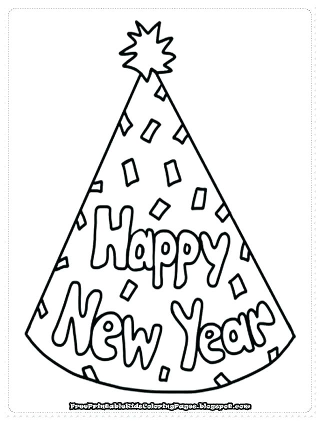 640x842 Happy New Year Coloring Page Happy New Year Coloring Page Happy