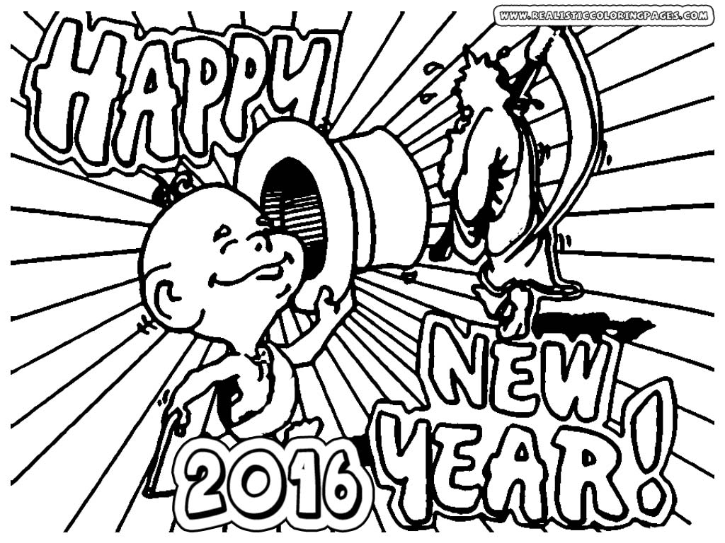 1024x768 Happy New Year Greetings, Printable Coloring Pages And Worksheets