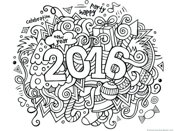 555x416 New Years Coloring Pages Happy New Year Coloring Page