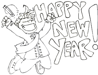 400x309 Best Disney New Year Coloring Pages Free Printable